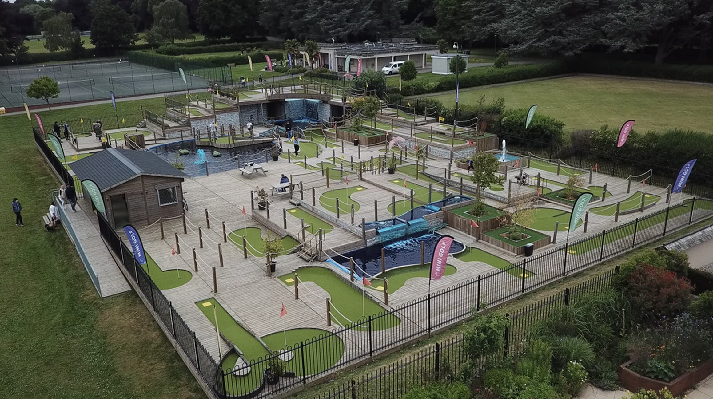 Image of the portable course